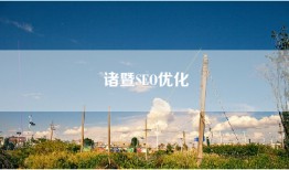 诸暨SEO优化